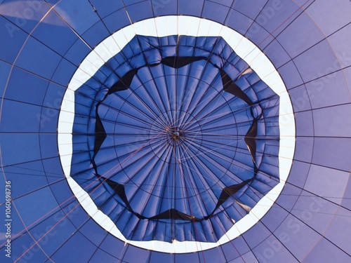 Obraz na płótnie Geometric pattern of hot air balloon fabric in Cappadocia, Turkey w salonie