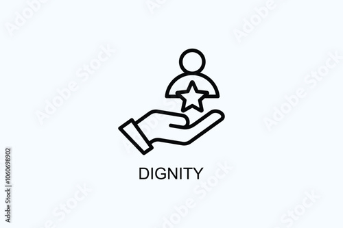 Dignity Vector  Or Logo Sign Symbol Illustration