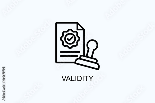 Validity Vector  Or Logo Sign Symbol Illustration