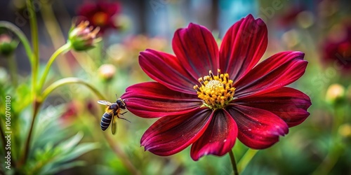 Lygus species, a chocolate cosmos, revealed in urban exploration photography. photo