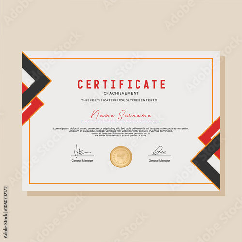 best quality modern certificate design