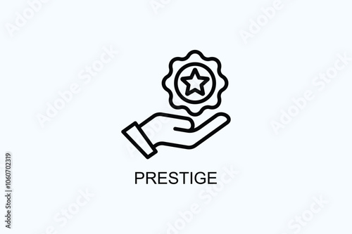 Prestige Vector  Or Logo Sign Symbol Illustration