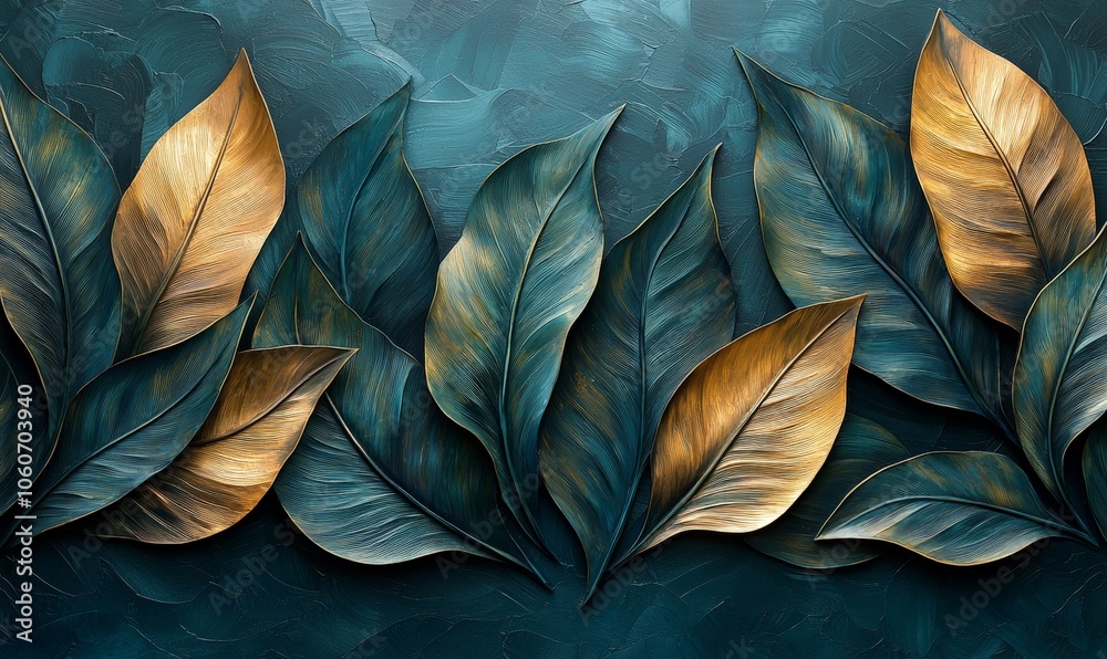 A vibrant arrangement of stylized leaves in rich colors, creating an artistic background. A vibrant arrangement of stylized leaves in rich colors, creating an artistic background.