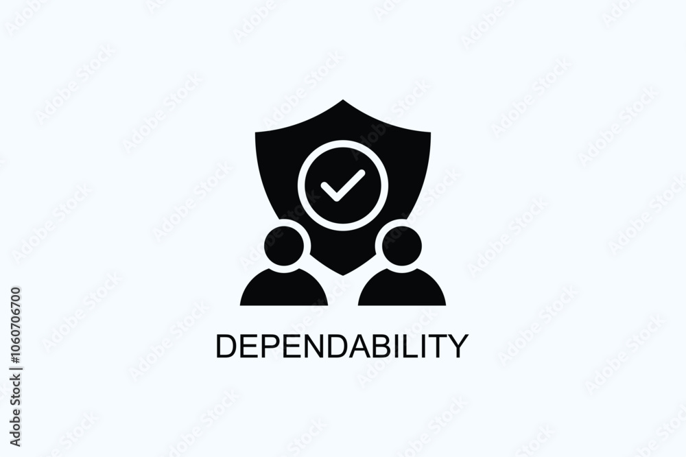 Dependability Vector Or Logo Sign Symbol Illustration Dependability Vector Or Logo Sign Symbol Illustration