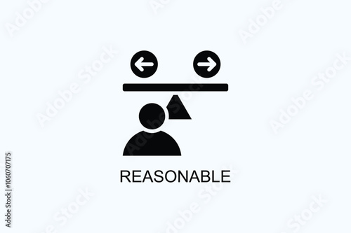 Reasonable Vector  Or Logo Sign Symbol Illustration