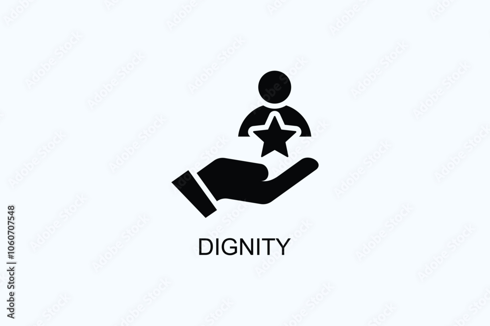 Dignity Vector Or Logo Sign Symbol Illustration Dignity Vector Or Logo Sign Symbol Illustration