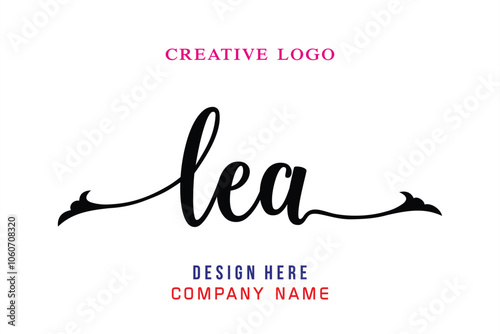 LEA  lettering logo is simple, easy to understand and authoritative