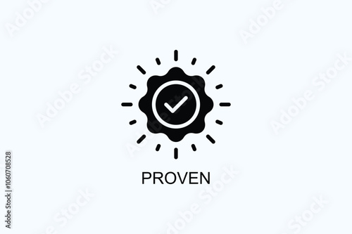 Proven Vector  Or Logo Sign Symbol Illustration