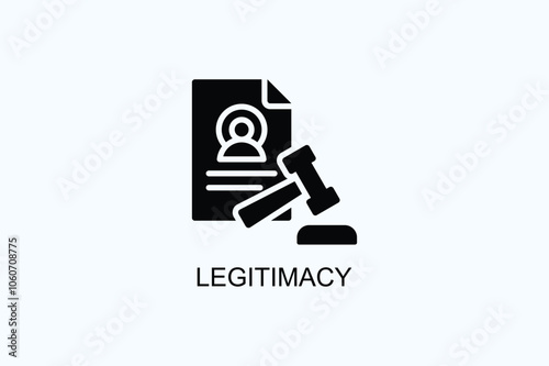 Legitimacy Vector  Or Logo Sign Symbol Illustration