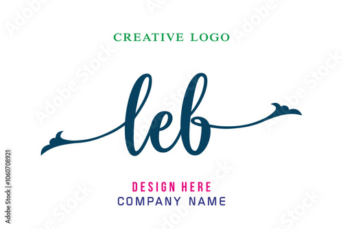 LEB  lettering logo is simple, easy to understand and authoritative