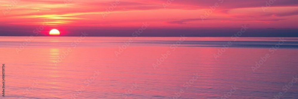 A stunning sunset wallpaper featuring vibrant hues of orange, pink, and purple reflecting off calm waters, creating a serene and breathtaking scene, hues, pink A stunning sunset wallpaper featuring vibrant hues of orange, pink, and purple reflecting off calm waters, creating a serene and breathtaking scene, hues, pink