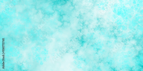 Abstract blue sky Watercolor background, Illustration, texture for design.Background with clouds on blue sky. Beautiful cloudscape with natural white tiny clouds,shiny and bright colorful background.