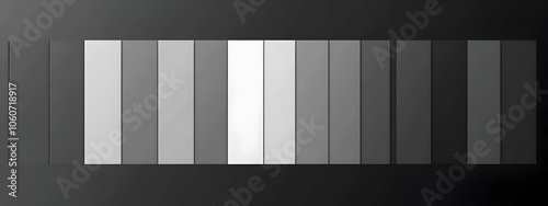 Abstract minimalist background design showcasing monochromatic shades of gray with varying opacities, emphasizing minimalist design