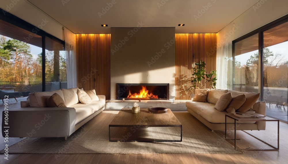 custom made wallpaper toronto digital별장의 벽난로가 따뜻한 느낌을 준다