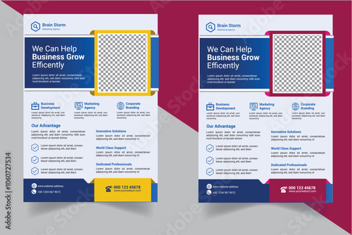 CREATIVE CORPORATE FLYER DESIGN TEMPLATE