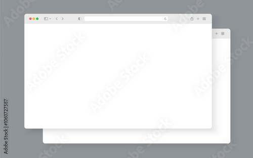 Web browser, internet browser search engine. Search bar for ui ux design and web site. Search address and navigation bar icon. Collection of search form templates for websites