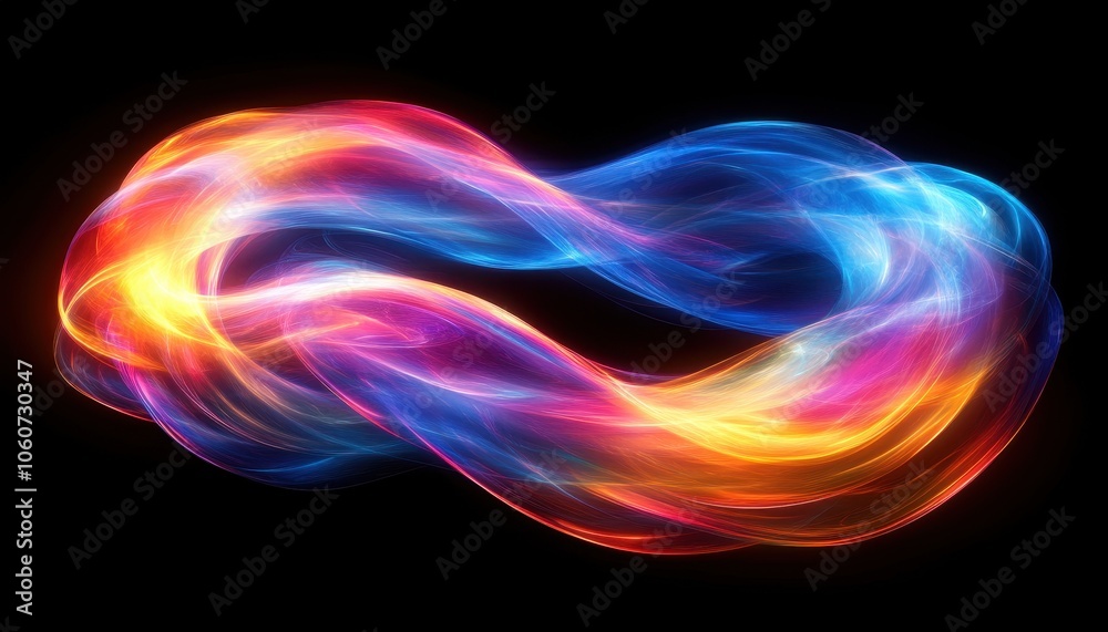 Dynamic iridescent wave design in vibrant neon colors for creative projects Dynamic iridescent wave design in vibrant neon colors for creative projects