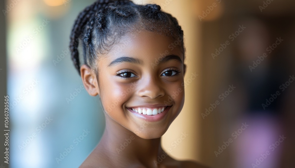Smiling children aged 7-13 enjoying modern dance in a vibrant studio setting Smiling children aged 7-13 enjoying modern dance in a vibrant studio setting