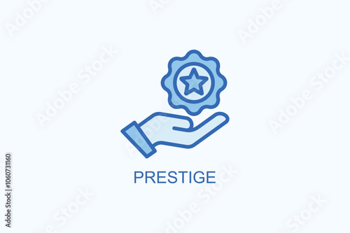 Prestige vector  or logo sign symbol illustration