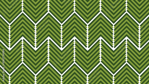 Seamless knitted green pattern background
