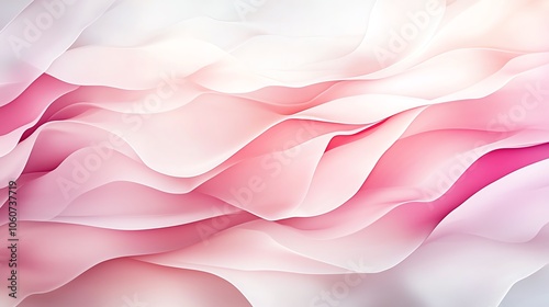 Soft and flowing pink abstract background with gentle waves and gradients, perfect for art, design, or creative projects.