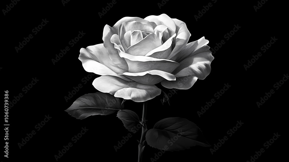 Rose painting blossom flower. Silk Screen Print. Illustration Rose painting blossom flower. Silk Screen Print. Illustration