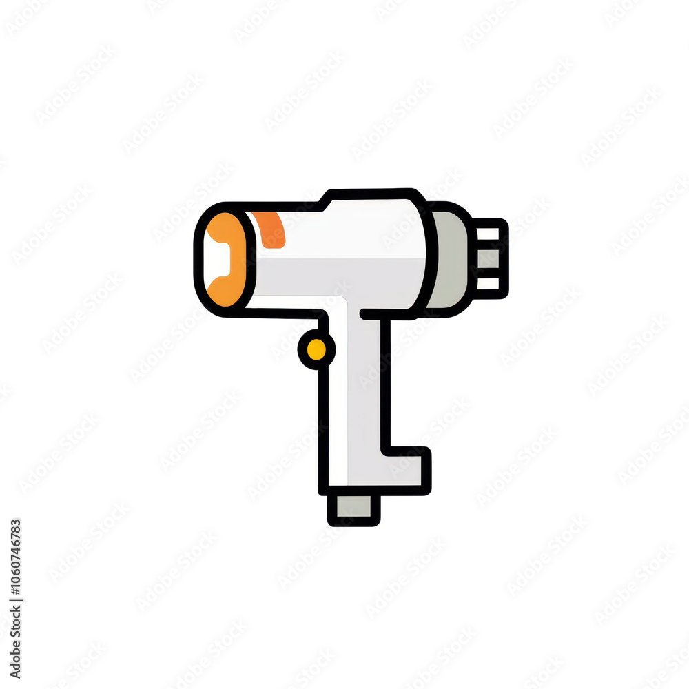 Stylish Hair Dryer Icon with Modern Design Stylish Hair Dryer Icon with Modern Design