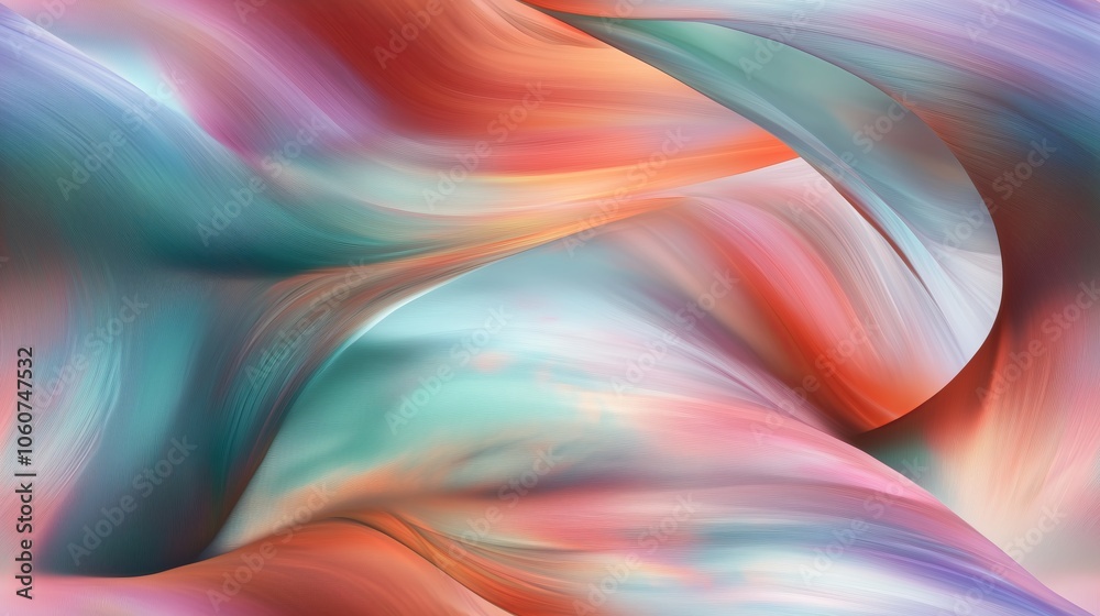 Abstract colorful fluid art with swirling pastel waves creating a dynamic and vibrant modern background design Abstract colorful fluid art with swirling pastel waves creating a dynamic and vibrant modern background design