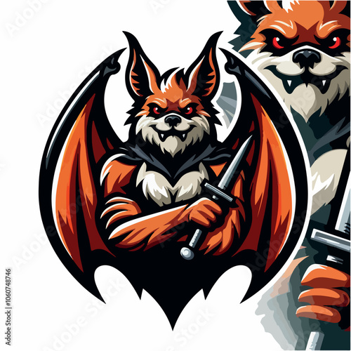 bat logo illustration