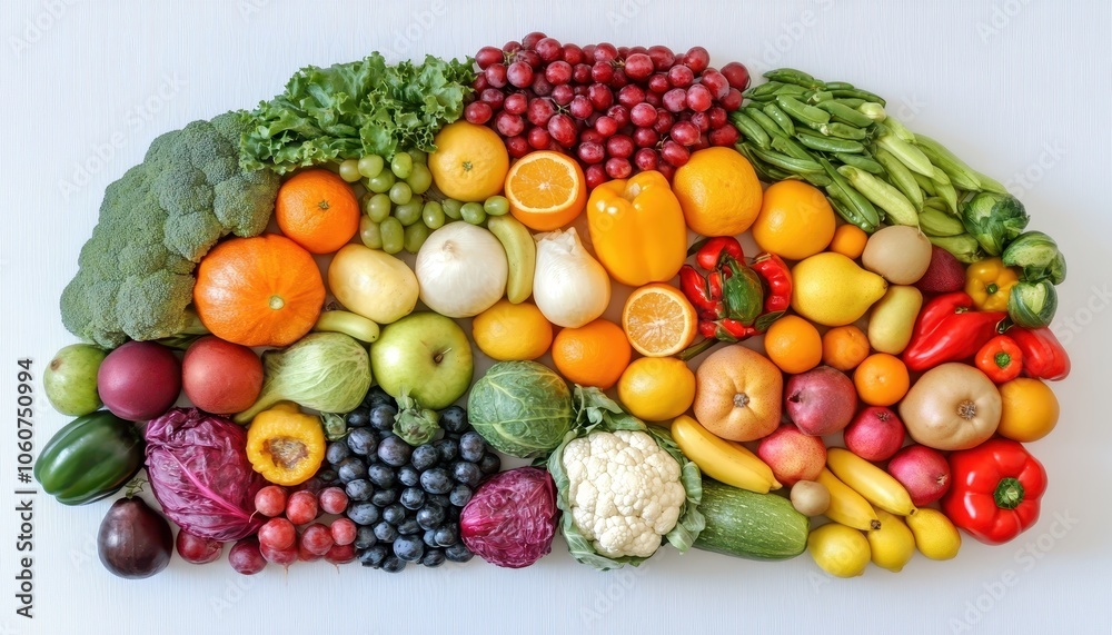 Human brain crafted from colorful fruits and vegetables to promote healthy eating Human brain crafted from colorful fruits and vegetables to promote healthy eating