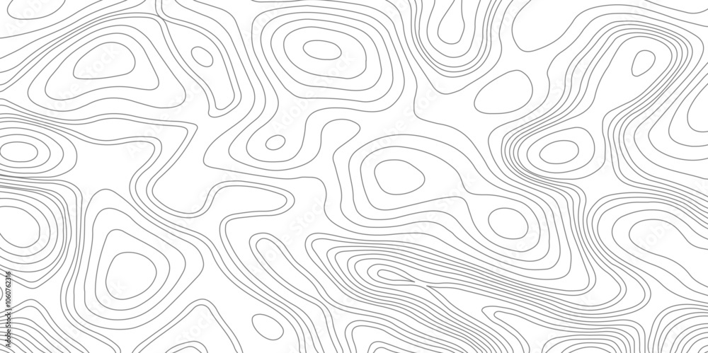 Fototapeta premium Abstract Topographic Contour Line Pattern, Minimal Topographic Map Pattern Background.