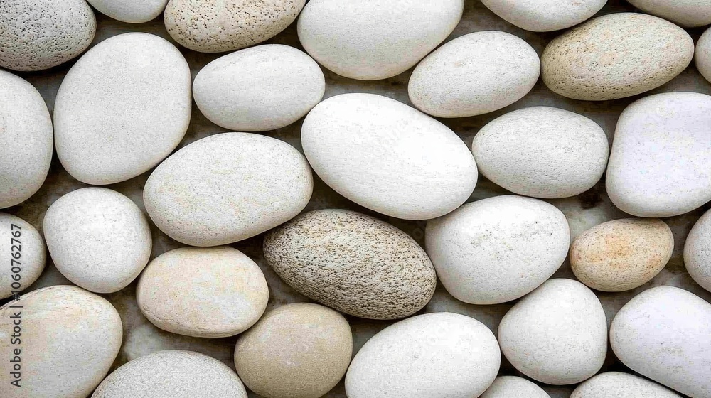 Smooth White River Stones Texture Background Smooth White River Stones Texture Background