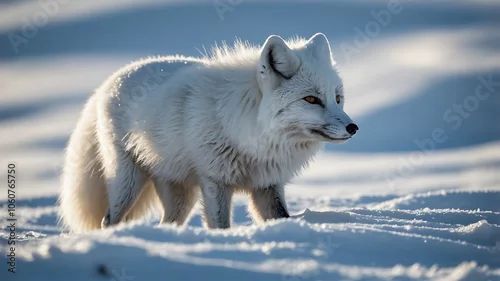Obraz Arctic Fox in Snowy Landscape