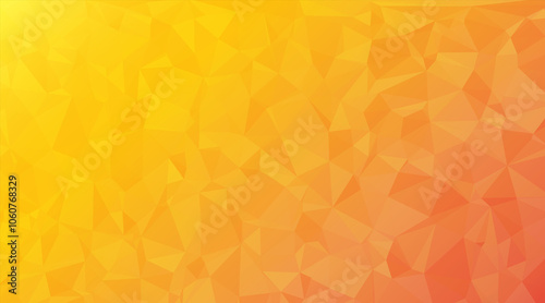 abstract orange low poly background