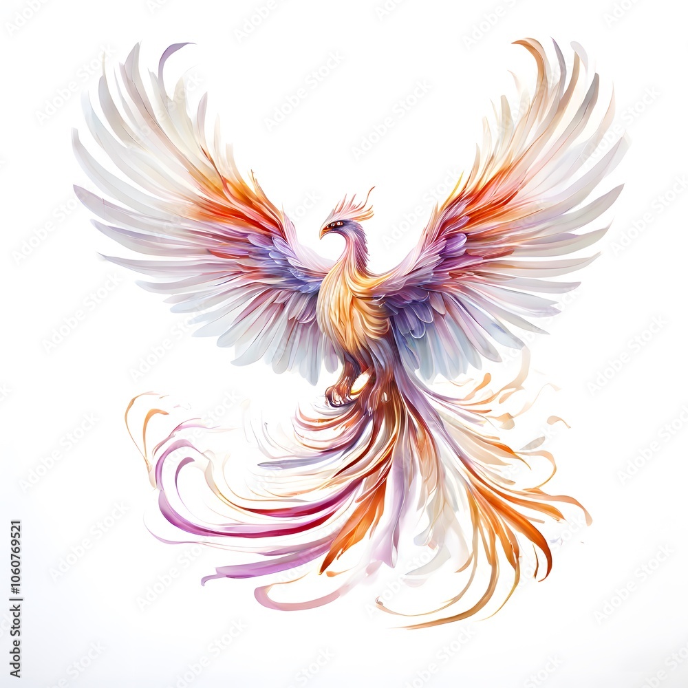 concept painting design object on white background concept painting design object on white background