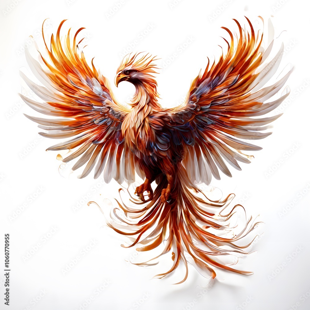 Obraz premium concept painting design object on white background