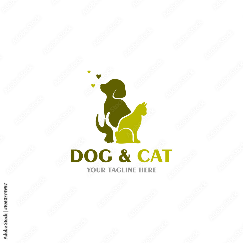 Dog and cat logo design. Pet care concept element, suitable for your design need, logo, illustration, animation, etc. Dog and cat logo design. Pet care concept element, suitable for your design need, logo, illustration, animation, etc.