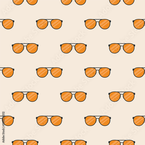 sunglasses vector repeated pattern, seamless pattern background of sunglasses