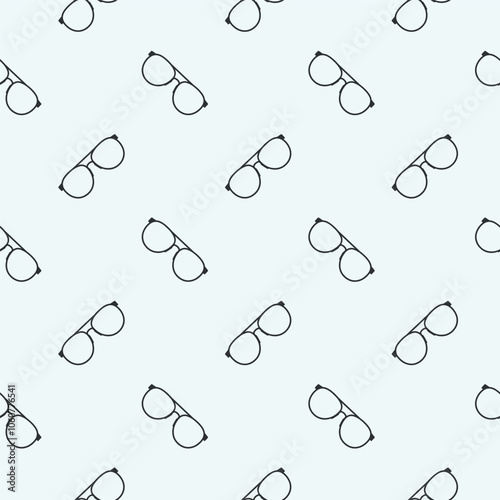 sunglasses vector repeated pattern, seamless pattern background of sunglasses
