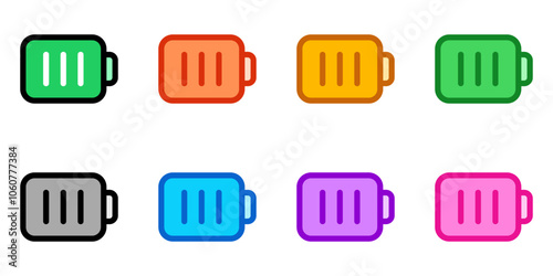 Editable vector battery icon. Part of a big icon set family. Perfect for web and app interfaces, presentations, infographics, etc