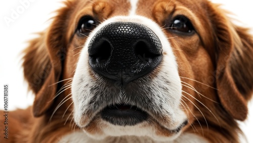 Obraz na płótnie Close-Up of Dog's Nose w salonie