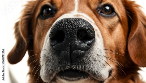 Obraz na płótnie Close-Up of Dog's Nose w salonie
