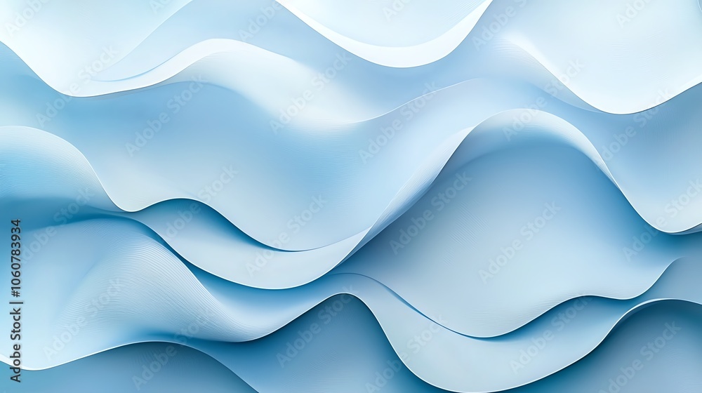 Soft blue waves create a harmonious and tranquil background, ideal for design and artistic projects seeking fluid elegance. Soft blue waves create a harmonious and tranquil background, ideal for design and artistic projects seeking fluid elegance.