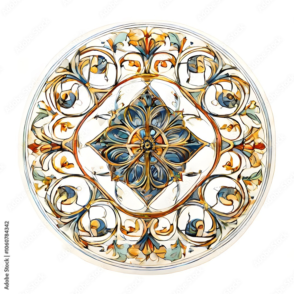concept painting design object on white background concept painting design object on white background