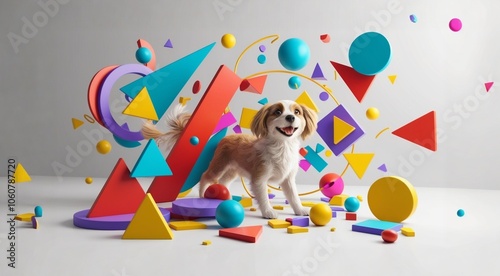 dog and different color