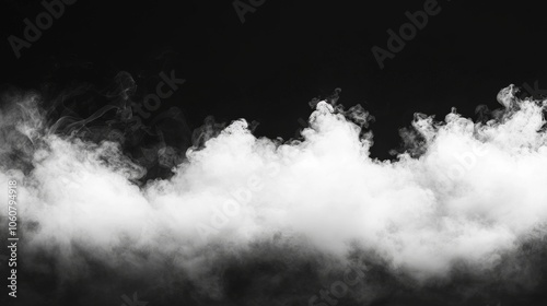 Fog on a black background grainy gradient noise texture poster banner backdrop abstract design, power point background