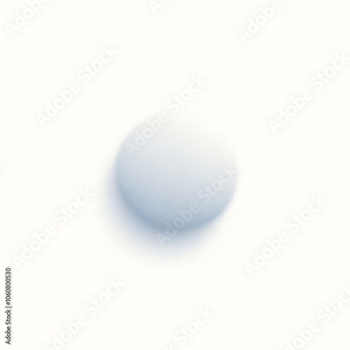 Subtle logo in pale blue on white, minimal, med