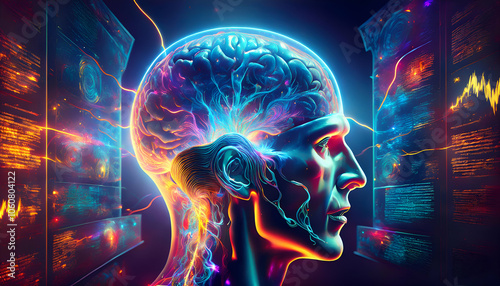 3d rendered illustration of a human skull