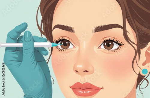 Intravitreal injection into the eyeball. Ophthalmic diseases