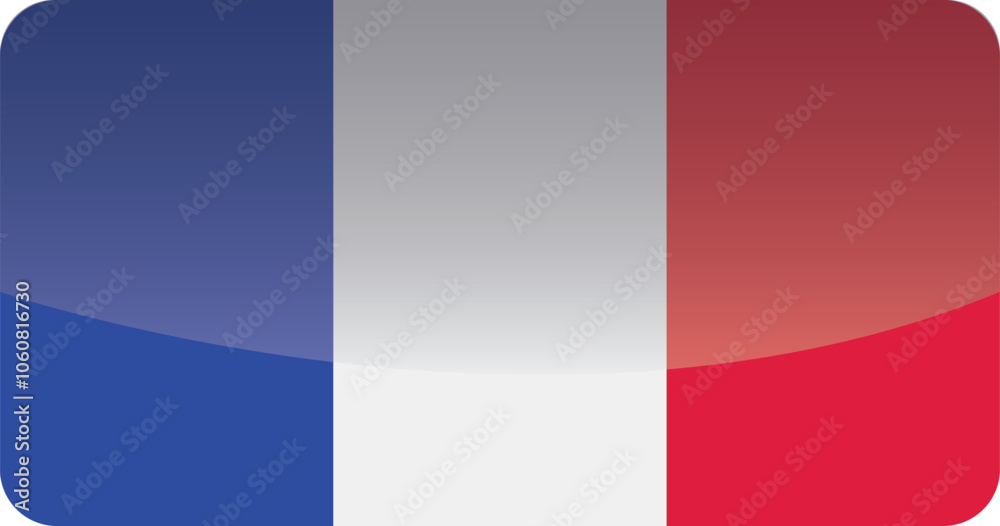 National flag of France.Vector illustration National flag of France.Vector illustration